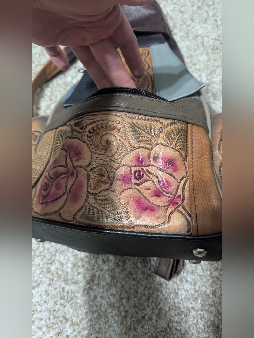 Made In Mexico genuine Leather Small/Medium Bag